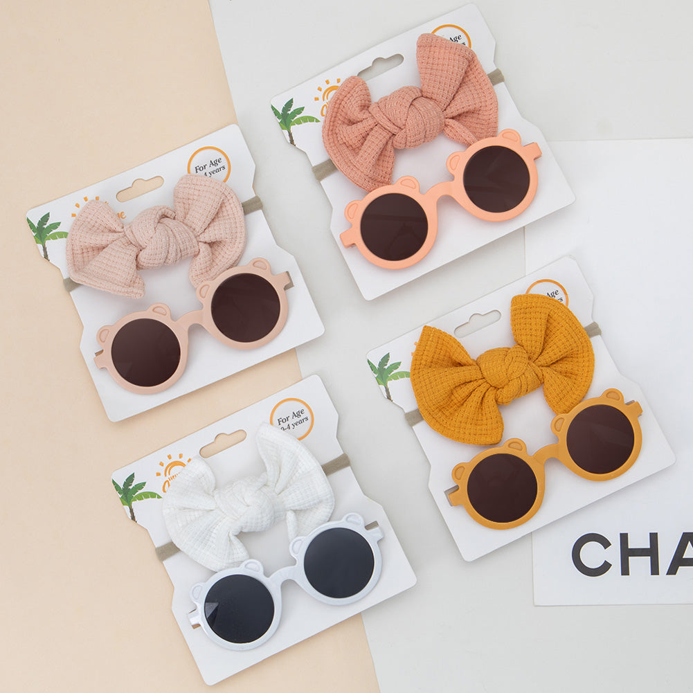 "סט משקפי שמש וסרט “אוזני דוב